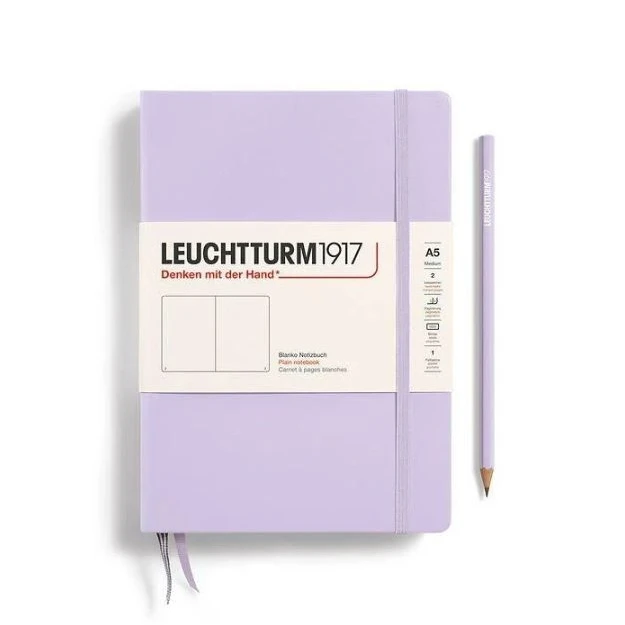 Leuchtturm1917 Medium A5 Hardcover Ruler Notebooks