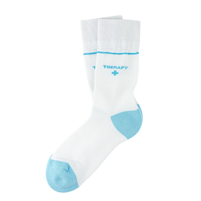 Premium Classic Crew Pressure Free Socks In Organic cotton.