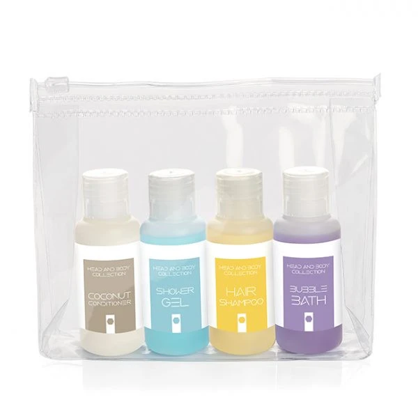 Weekend Travel Toiletry Set in a Bag