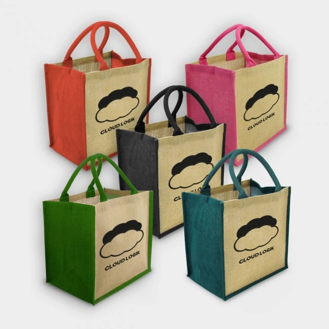 Promotional Coloured Brighton Jute Bag 