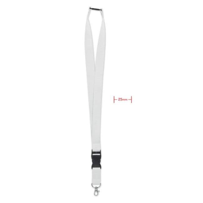 Lanyard With Metal Hook 25mm