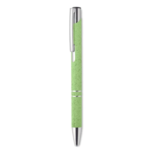 Wheat Straw & ABS Push Button Ballpen