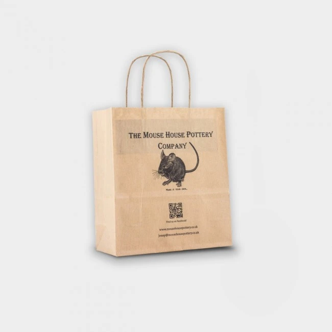 Green & Good Mini Kraft Paper Bag Digital Print - Sustainable Paper