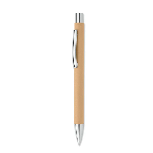 Recycled Paper Push Ball Pen