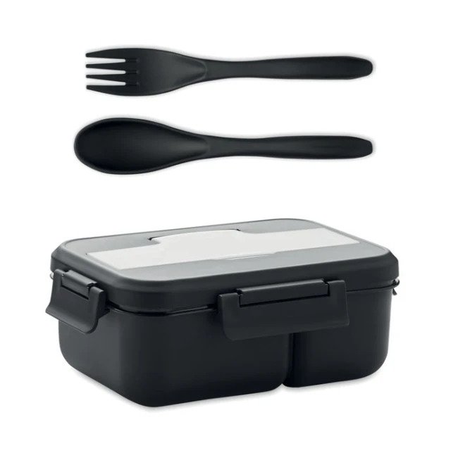 Lunch Box With Cutlery In PP