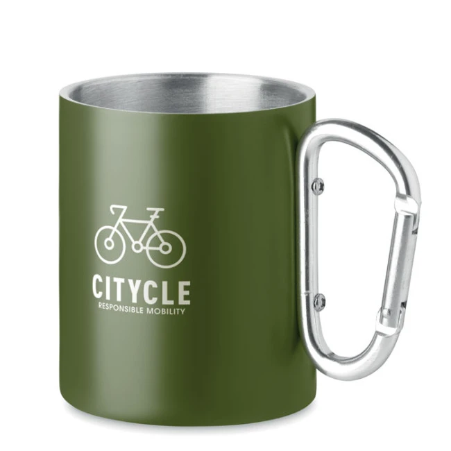 Double Wall Metal Mug 300ml