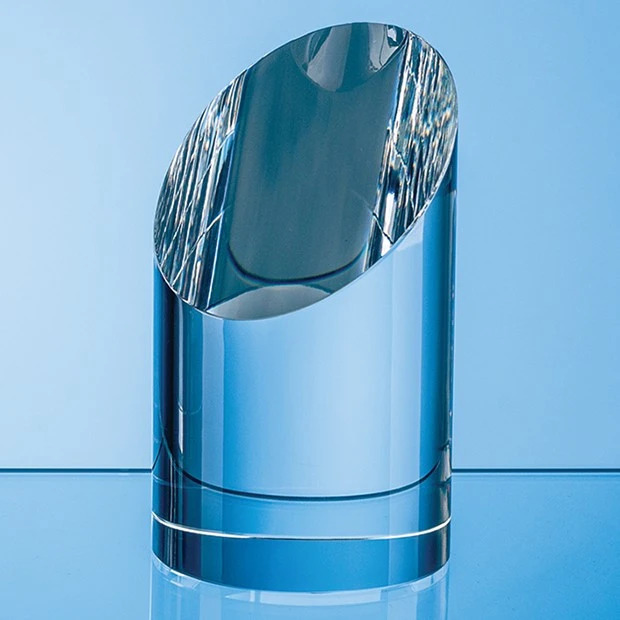 14cm Optical Crystal Zenith Cylinder Award