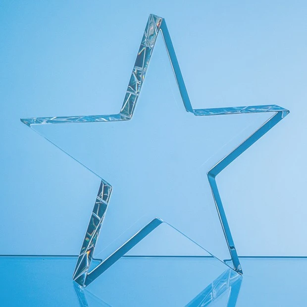 15cm Free Standing Optical Crystal Star Award