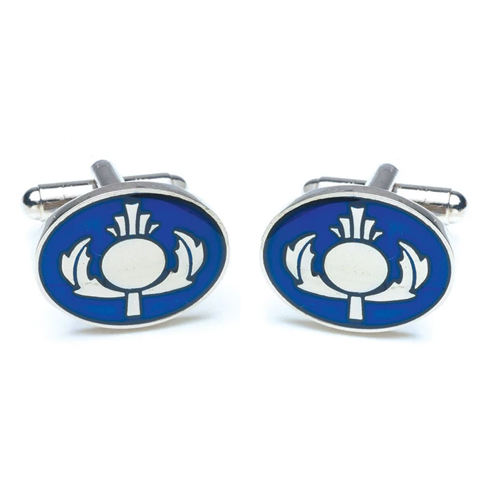 Injection Moulded Enamelled Cufflinks