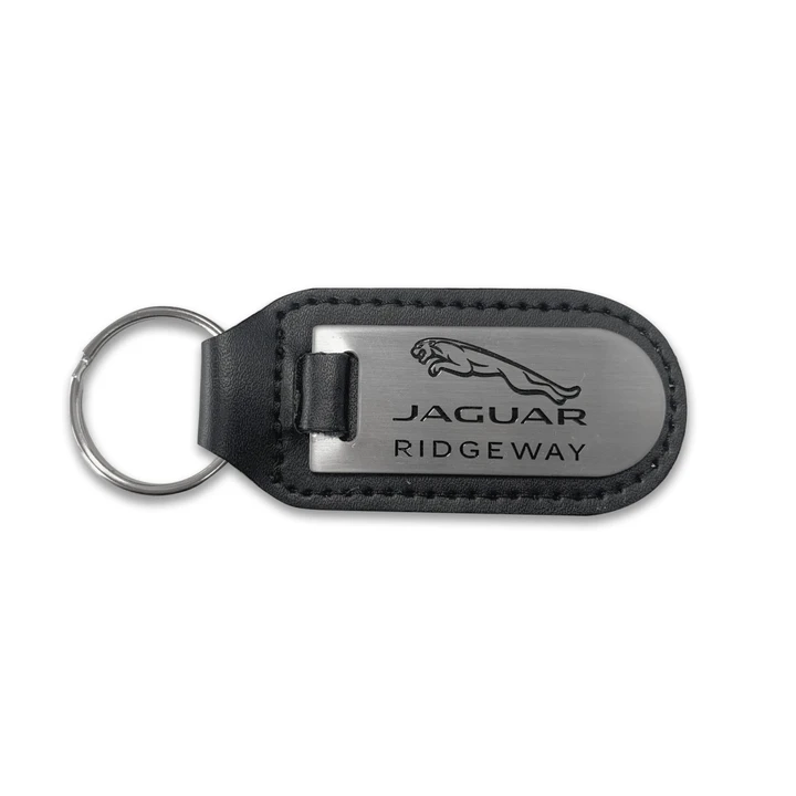 Leather Fob Printed Keyring