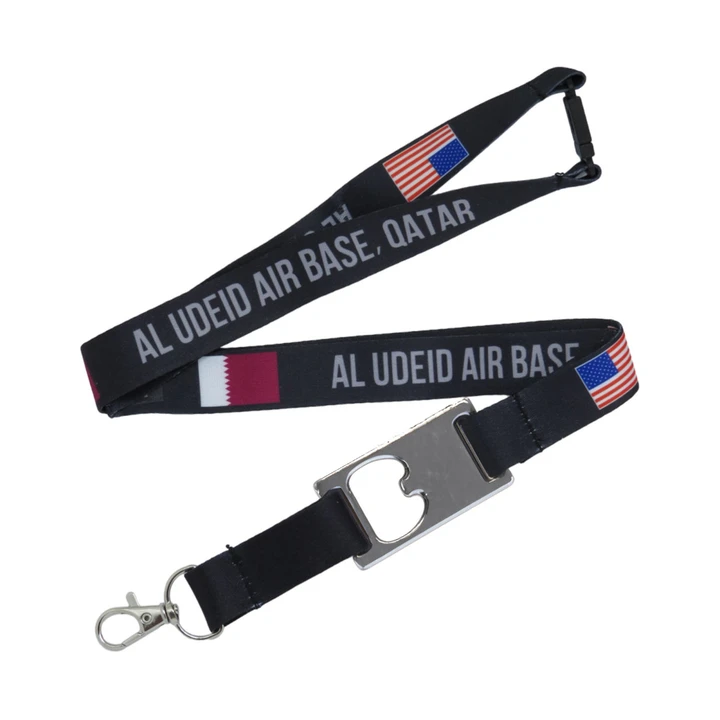 Dye Sublimation Lanyard with Bottle Opener