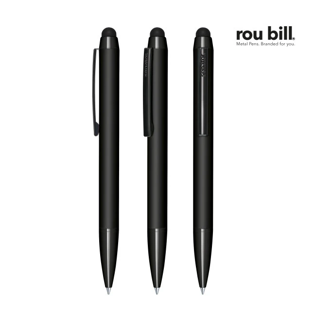 Rou Bill Attract Soft Touch Twist Ball Pen with Touch Pad