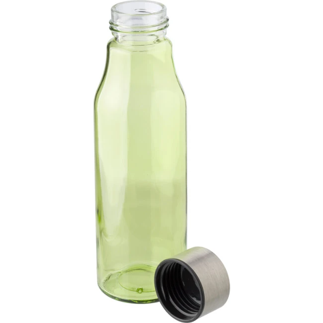 Glass And Stainless Steel Bottle 500ml