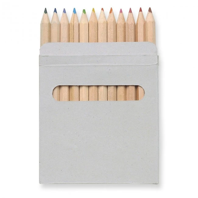 12 Coloured Pencils Set