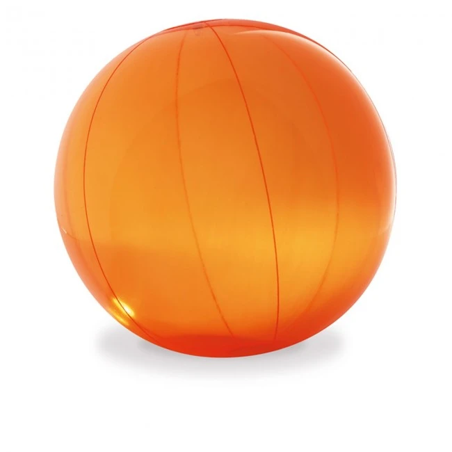 Transparent beach ball