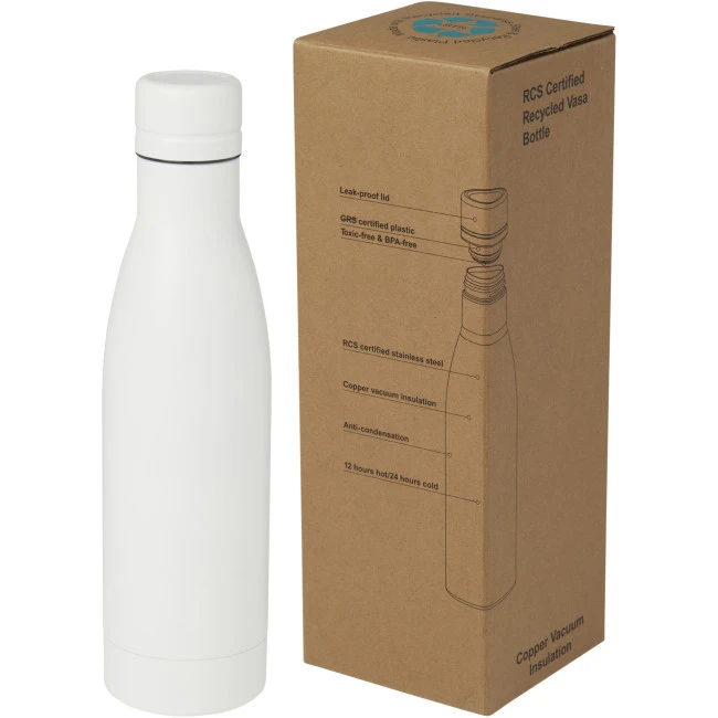 Vasa RCS Certified Recycled Stainless Steel Copper Vacuum Insulated Bottle 500ml