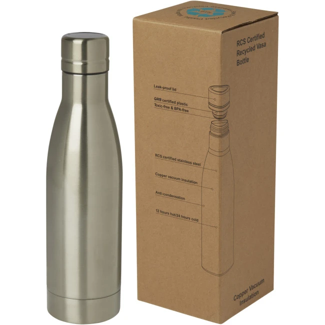 Vasa RCS Certified Recycled Stainless Steel Copper Vacuum Insulated Bottle 500ml