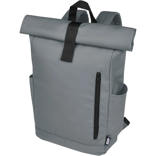 Byron 15.6" GRS RPET Roll-Top Backpack 18L