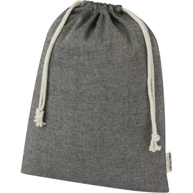 Pheebs 150 g/m² GRS Recycled Cotton Gift Bag Large 4L