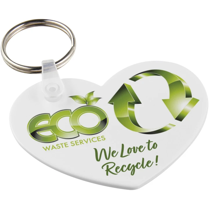 Tait Heart-Shaped Recycled Keychain