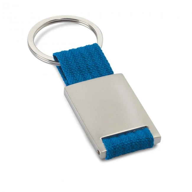 Metal rectangular keyring