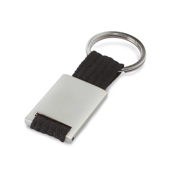 Metal rectangular keyring