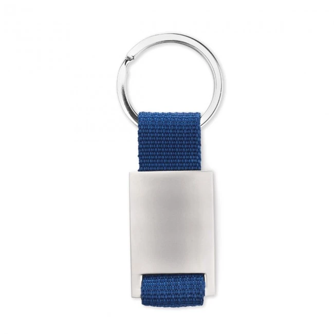 Metal rectangular keyring