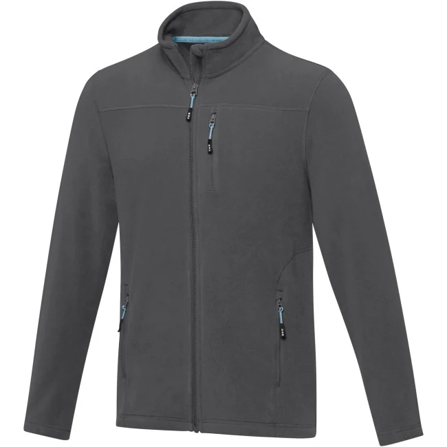 Amber Men's GRS Recycled Full Zip Fleece Jacket