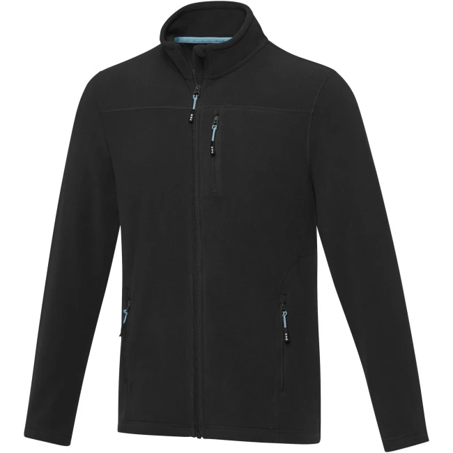 Amber Men's GRS Recycled Full Zip Fleece Jacket