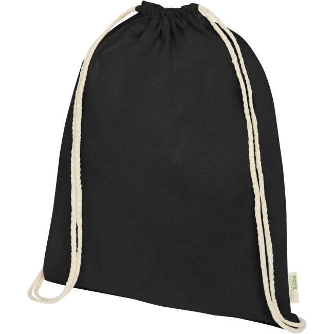 Orissa 140 g/m² Gots Organic Cotton Drawstring Backpack 5L