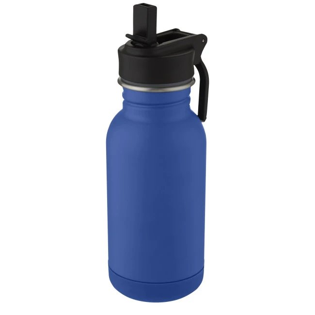 Lina Stainless Steel Sport Bottle With Straw And Loop 400ml