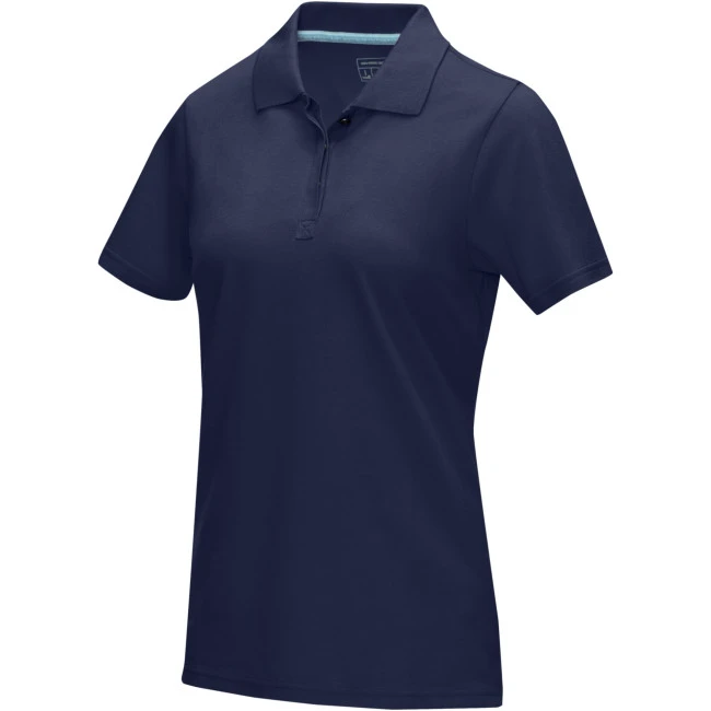 Graphite Short Sleeve Women’s GOTS Organic Polo