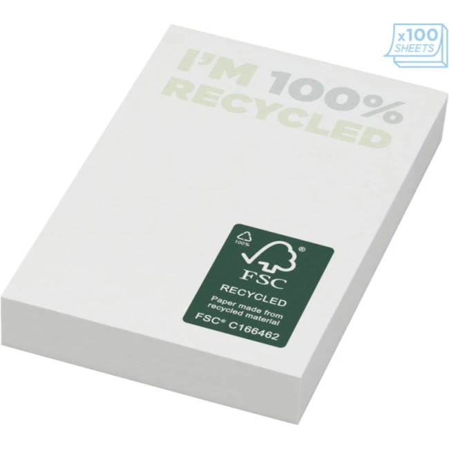 Sticky-Mate Recycled Sticky Notes 50 X 75mm