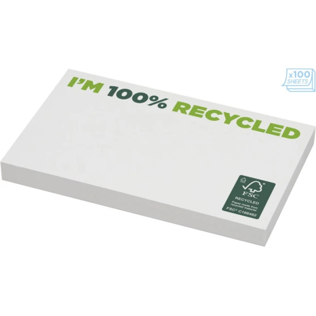 Sticky-Mate Recycled Sticky Notes 127 X 75mm