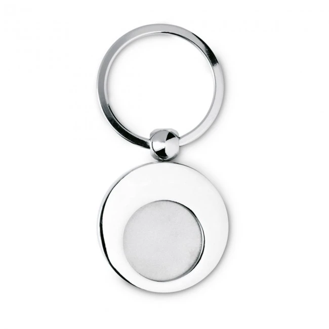 Metal Keyring With Trolley Token