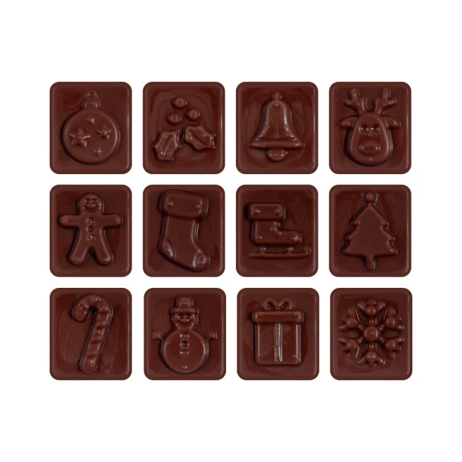 Maxi Advent Calendar Vegan Dark Chocolate 71% Cocoa