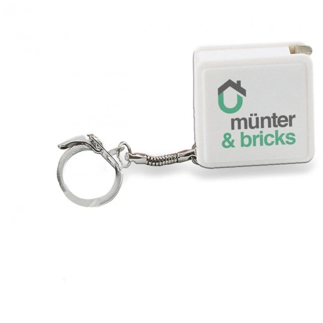 Keyring With Flexible Ruler 1m