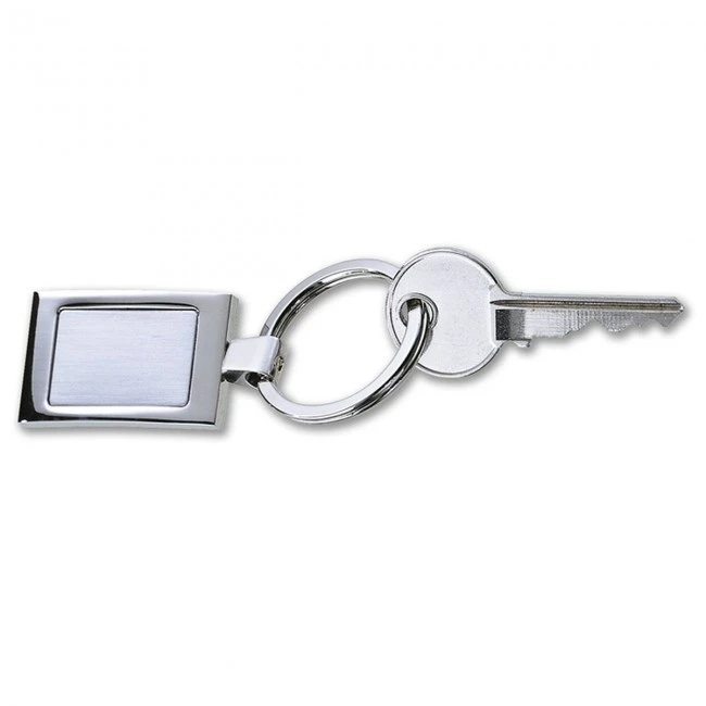 Rectangular Metal Keyring