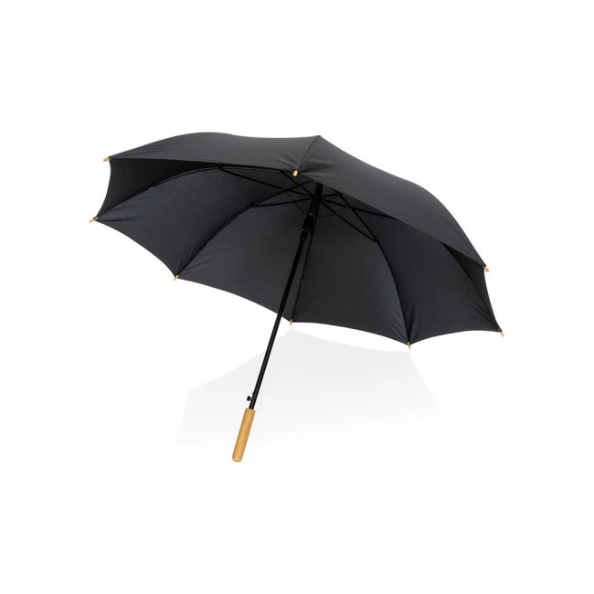 Impact Aware Rpet Auto Open Bamboo Umbrella 27"