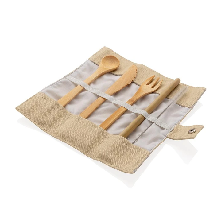 Reusable Bamboo Travel Cutlery Set