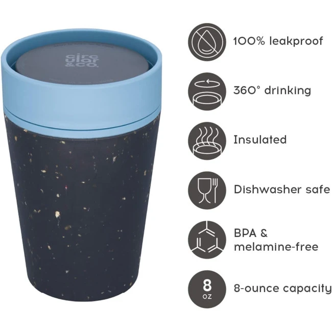 8oz Circular & Co Reusable Coffee Cup