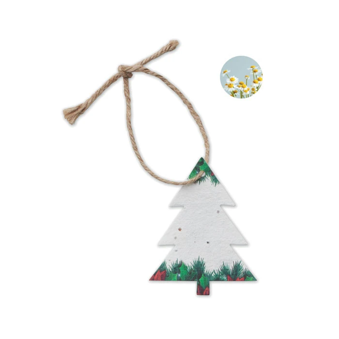 Seed Paper Xmas Ornament Tree