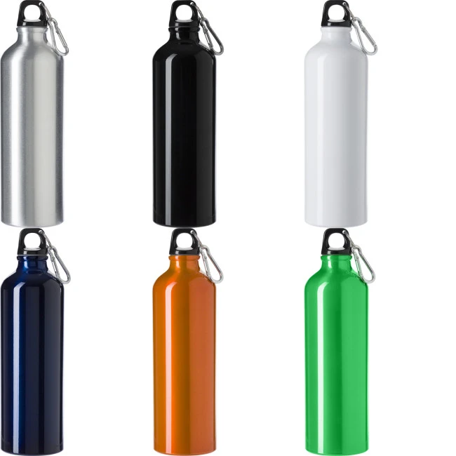 Aluminium single walled bottle 750ml