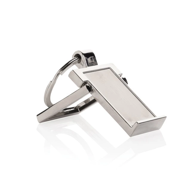 RSC Recycled Zinc Alloy Phone Stand Keychain