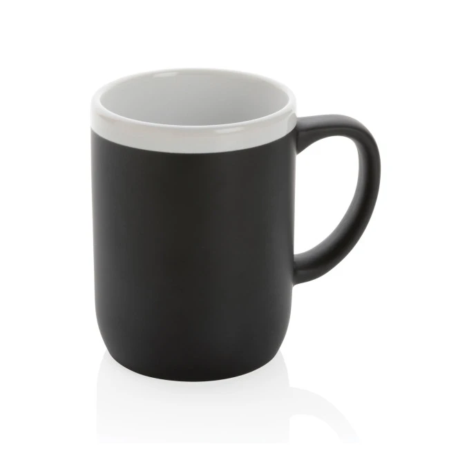 Ceramic Mug With White Rim 300ml