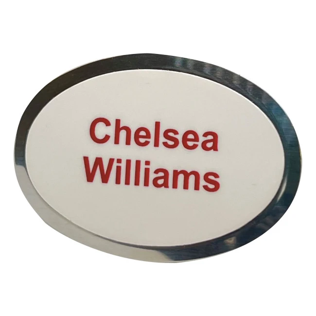 Classic Name Badge (Oval) Pin