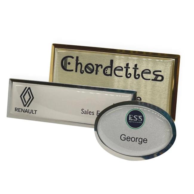 Classic Name Badge (Oval) Magnet (Domed)