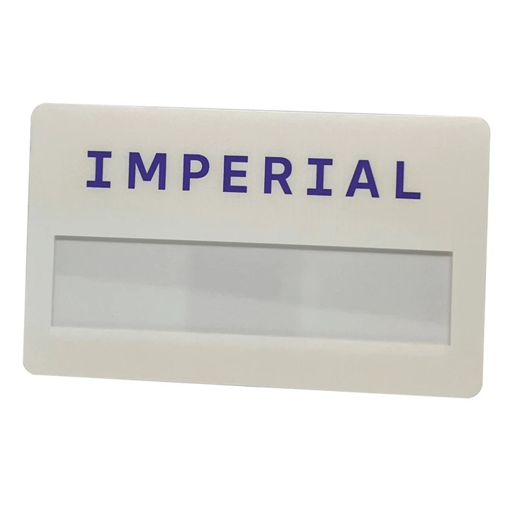 Re-useable Window Name Badge Magnet