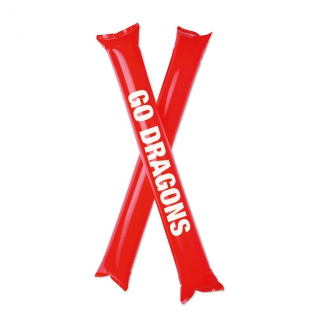 Inflatable cheering stick