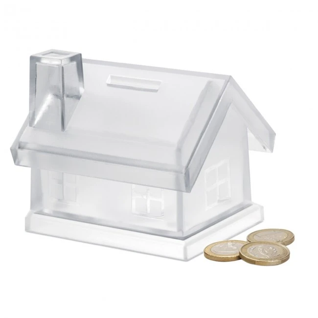 Plastic House Coin Bank